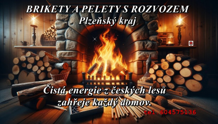 Brikety a pelety až ke krbu